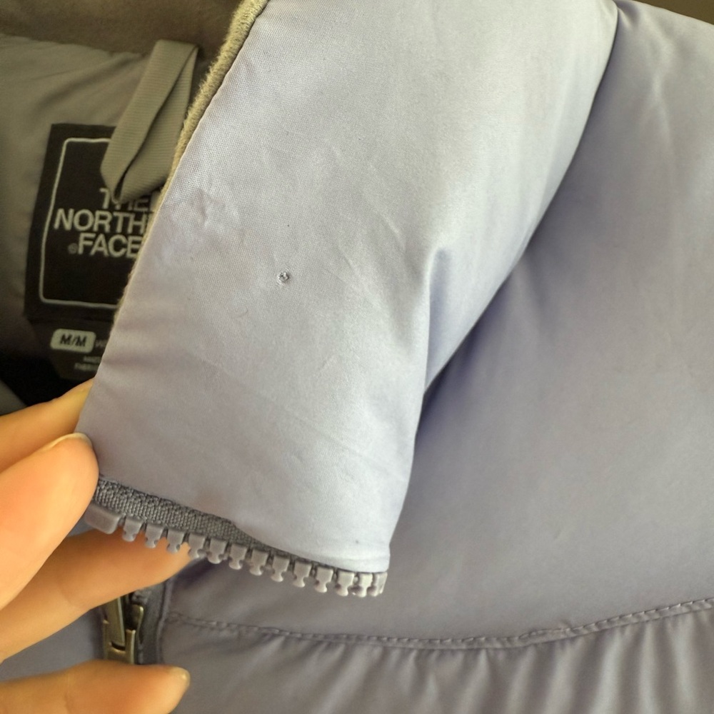 The North Face Light Lavender Quilted 550 Down Vest - Picture 3 of 8